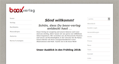 Desktop Screenshot of boox-verlag.ch